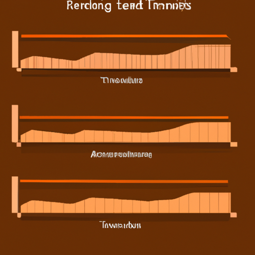 גרף המתאר את המגמות המשתנות בשוק הרהיטים