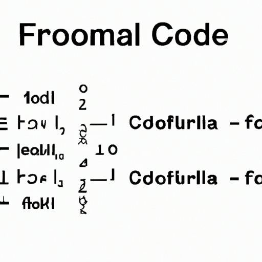 איור המציג את 'קוד הנוסחה' בתרשים זרימה.