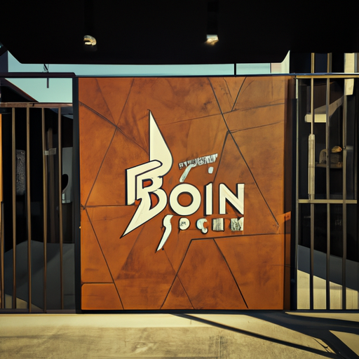 הכניסה של אולפני קליפ בורן עם הלוגו שלו.